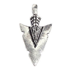 Pendant Arrow 33×16mm – Antique Silver (LF/NF)
