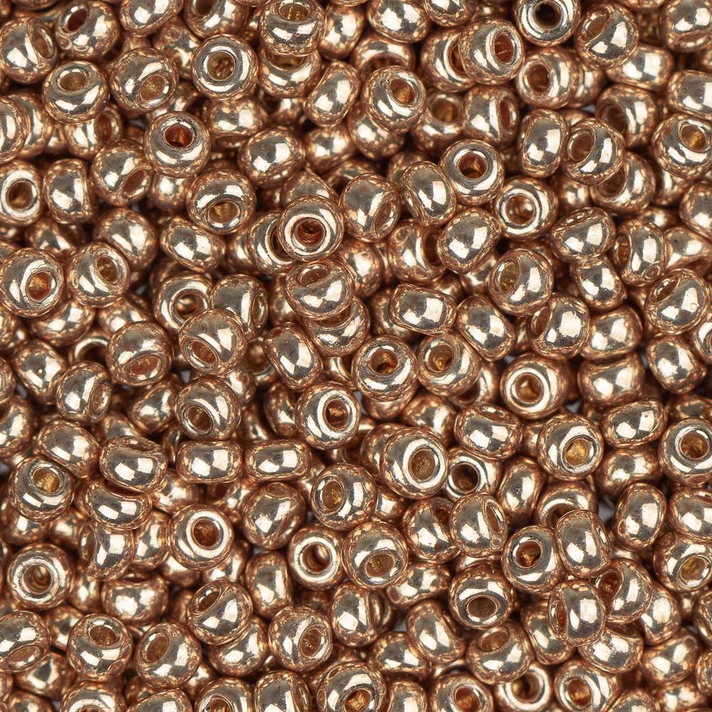 11/0 Miyuki Seed Beads Duracoat Galvanized Champagne #4204