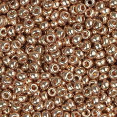 11/0 Miyuki Seed Beads Duracoat Galvanized Champagne #4204