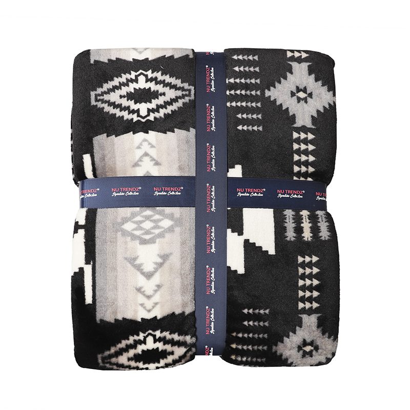 Sherpa Lined Silk Touch Throw, Multiple Colours