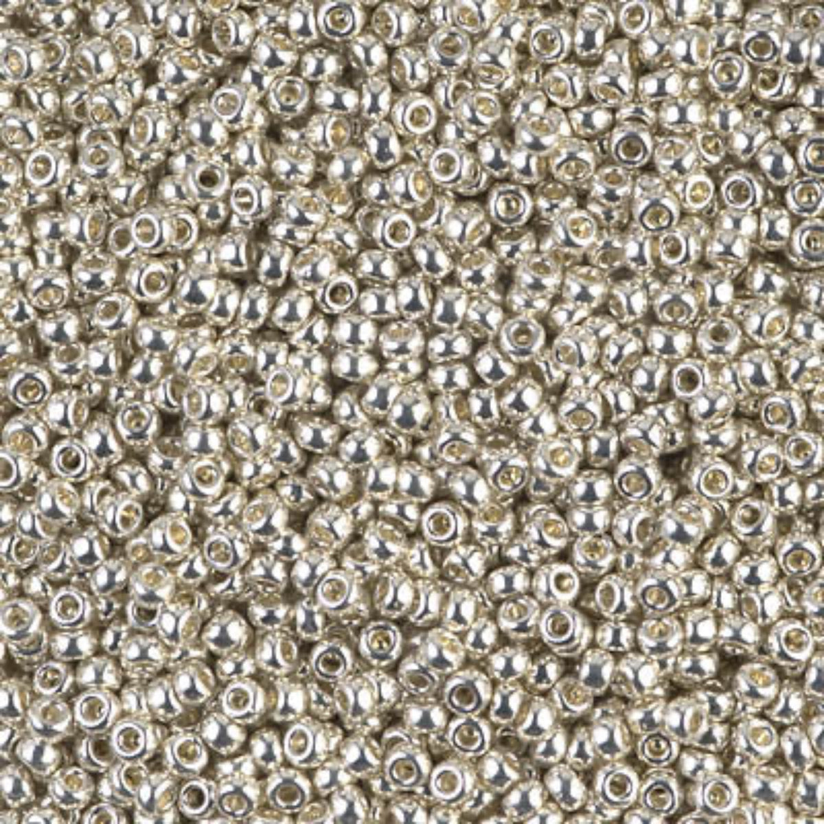 11/0 Miyuki Seed Beads Silver Galvanized #1051