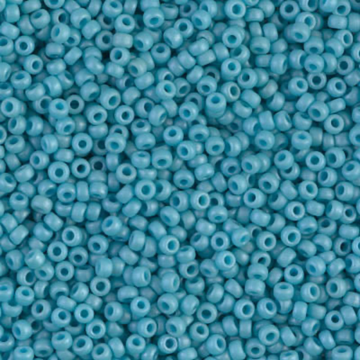 11/0 Miyuki Seed Beads Turquoise Blue Opaque Matte Luster #2029