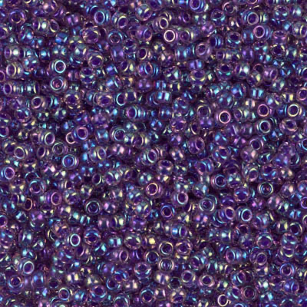 11/0 Miyuki Seed Bead Amethyst Purple Lined AB #0356