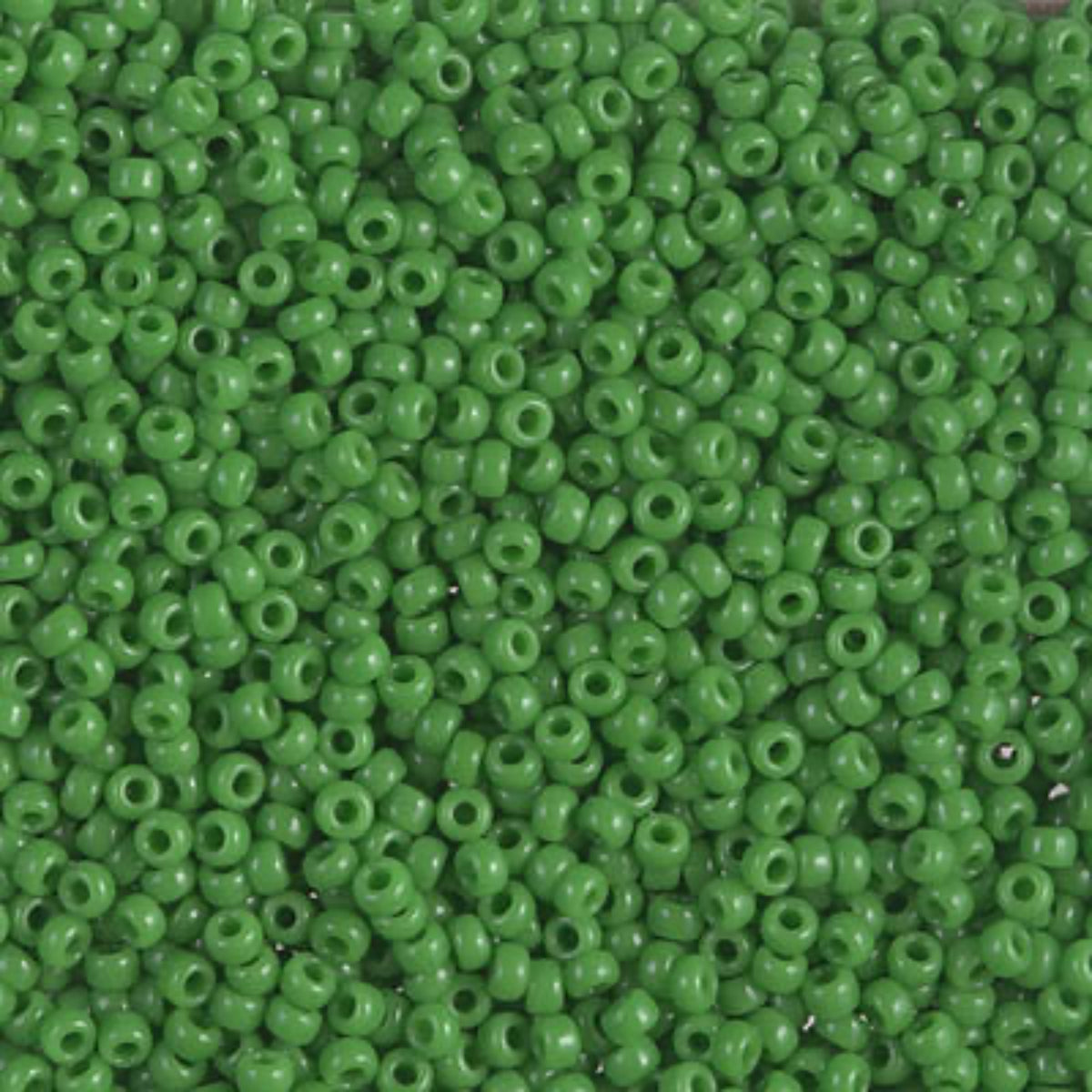 11/0 Miyuki Seed Beads Green Pea Opaque #0411