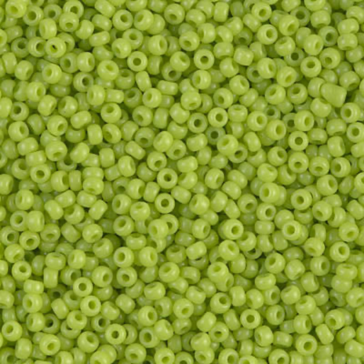 11/0 Miyuki Seed Beads Chartreuse Opaque #0416