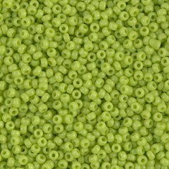 11/0 Miyuki Seed Beads Chartreuse Opaque #0416