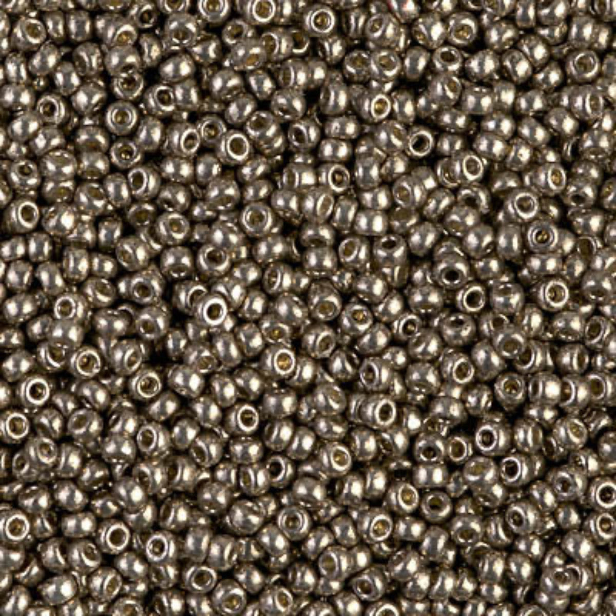 11/0 Miyuki Seed Beads Duracoat Galvanized Pewter #4222