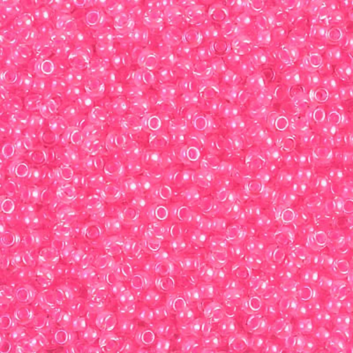 11/0 Miyuki Seed Beads Pink Luminous Neon C/L #4299