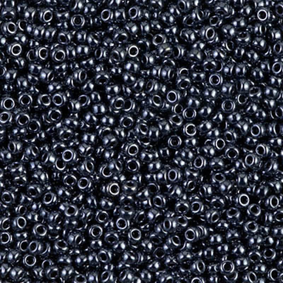 11/0 Miyuki Seed Beads Gunmetal #0451