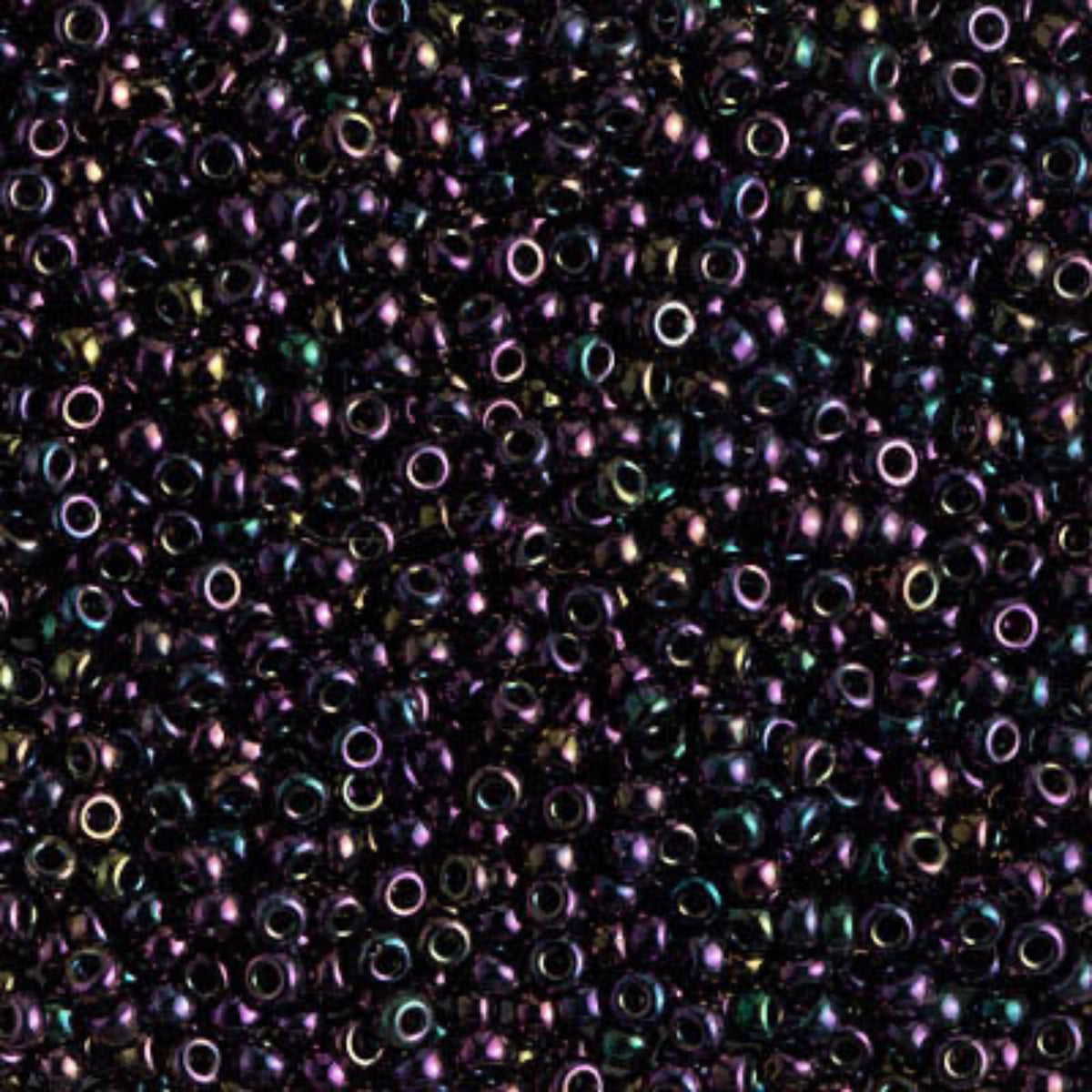 11/0 Miyuki Seed Beads Purple Opaque Iris #0454