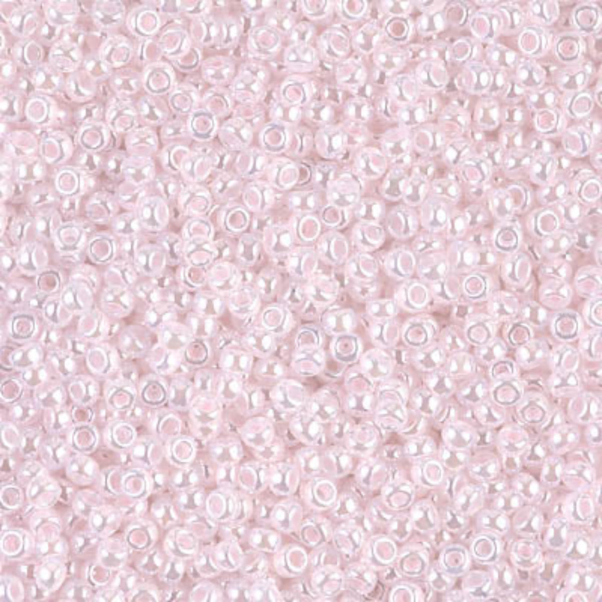 11/0 Miyuki Seed Beads Light Crystal Pink #0517