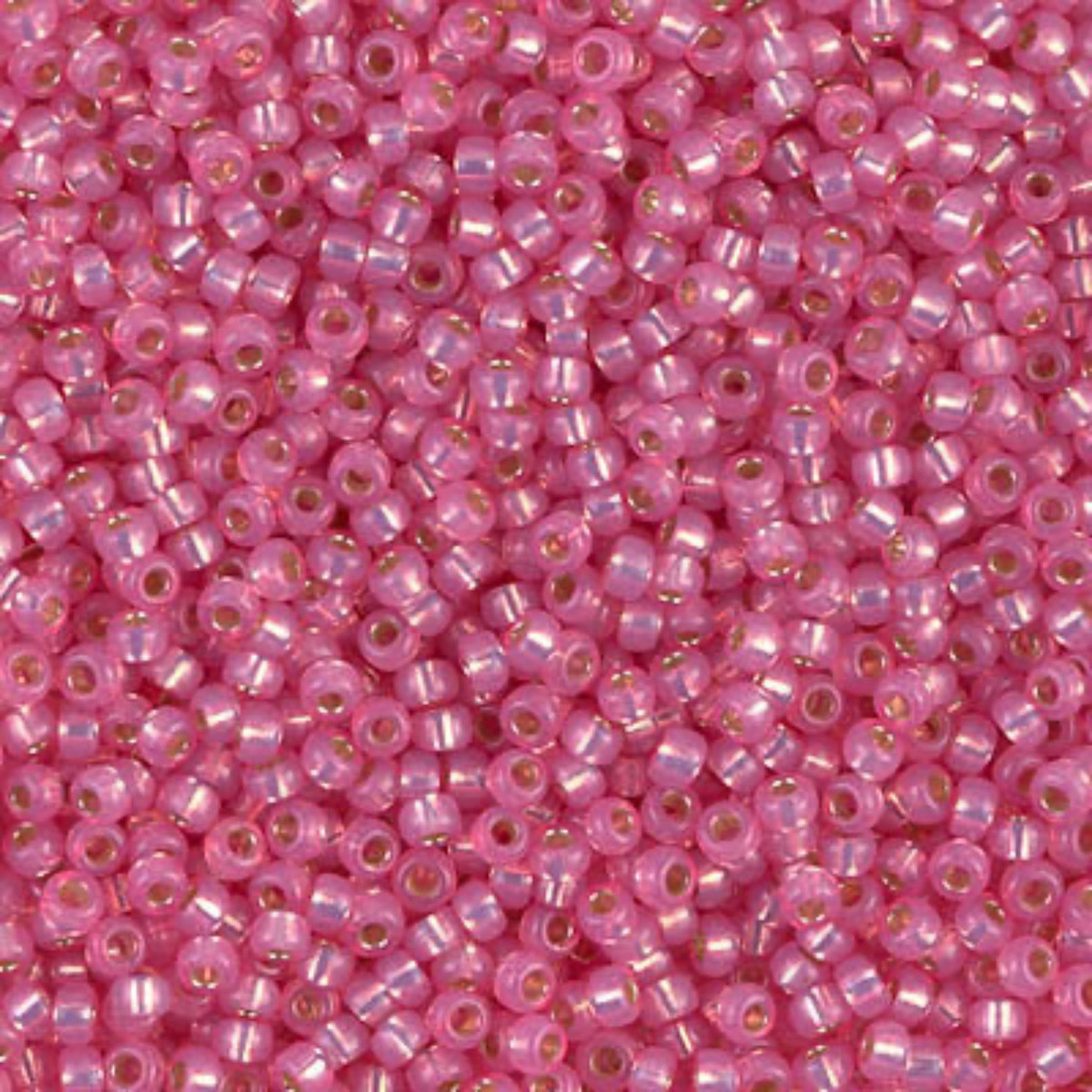 11/0 Miyuki Seed Beads Medium Rose Opal Silver Lined #0556