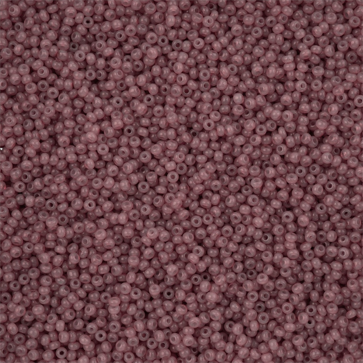11/0 Preciosa Seed Beads Alabaster Lavender Solgel #43261