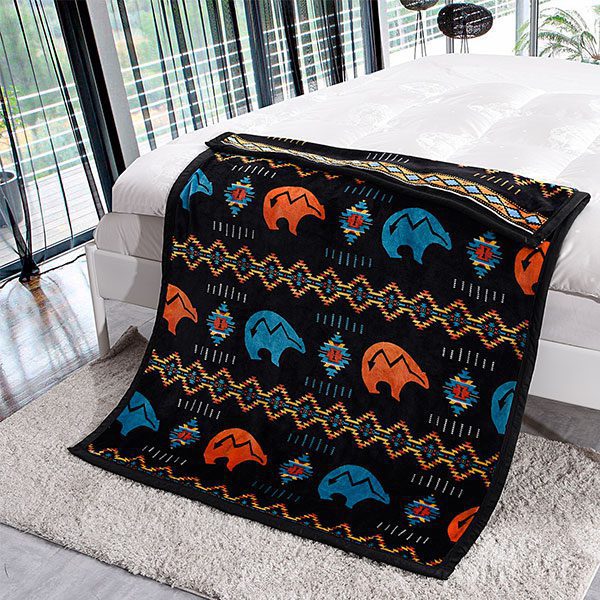 Silk Touch Reversible Baby Blanket – Legacy Trails (40×48)