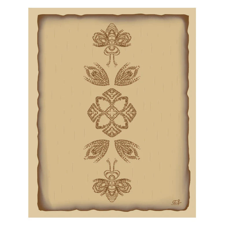 Eco Tea Towel - Birch Biting Art Bee-Lieve by Pat Bruderer
