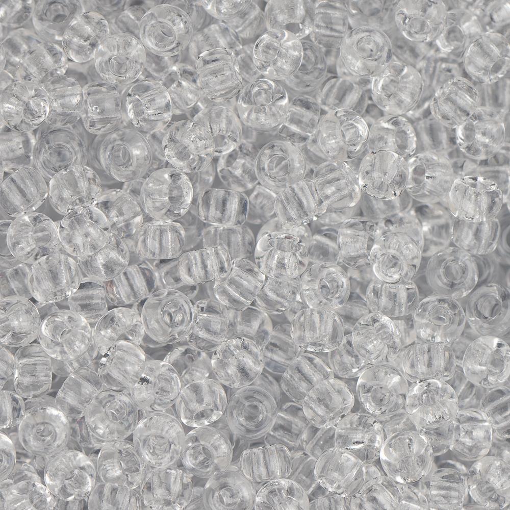 10/0 Preciosa Seed Beads Transparent Crystal 00050