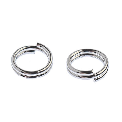 Split Rings – 7mm – 18GA – Nickel Colour (25pcs)