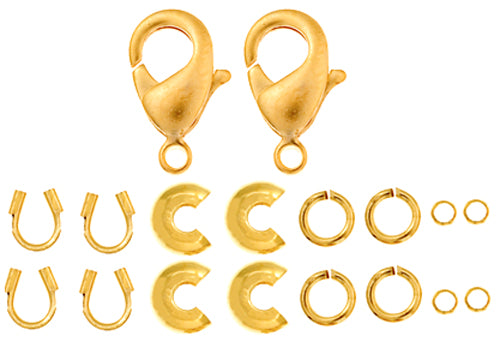 Lobster Clasp – Matt Brass (2 Sets)