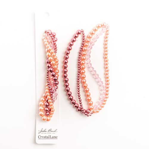 Crystal Lane DIY Twisted Bead Strands – Cyclamen (Assorted)