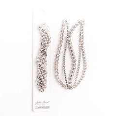Crystal Lane DIY Twisted Bead Strands – Silver Brunia (Assorted)