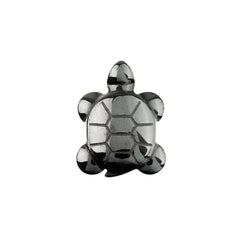 Hematite Plated Metallic Pendant – Turtle (22×28mm)