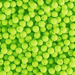 Czech Glass Beads Strand – 4mm White Alabaster Velvet Lime (46 pcs)