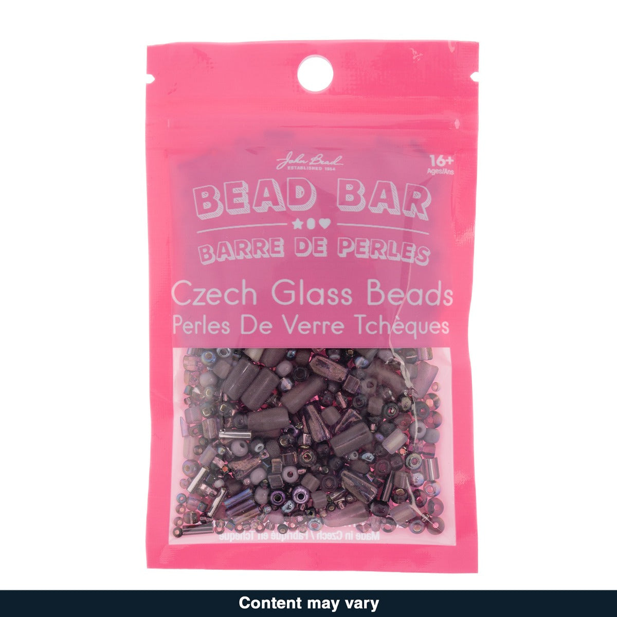 Czech Seed Beads – 50g – Purple Assorted Mix