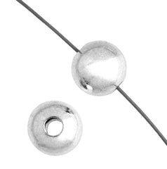 Metal Bead – Round 2 mm Silver LF/NF (100 pcs)