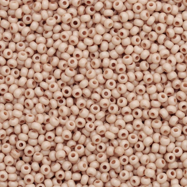10/0 Preciosa Seed Beads Solgel Chalk Brown