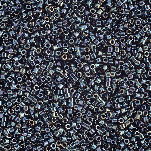 Delica 11/0 RD #0006 Gunmetal Iris 5.2g Vial