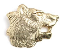 Pendant – Bear Head Antique Gold (LF/NF)