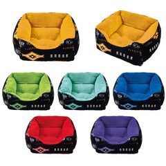 Sherpa Lined Pet Bed