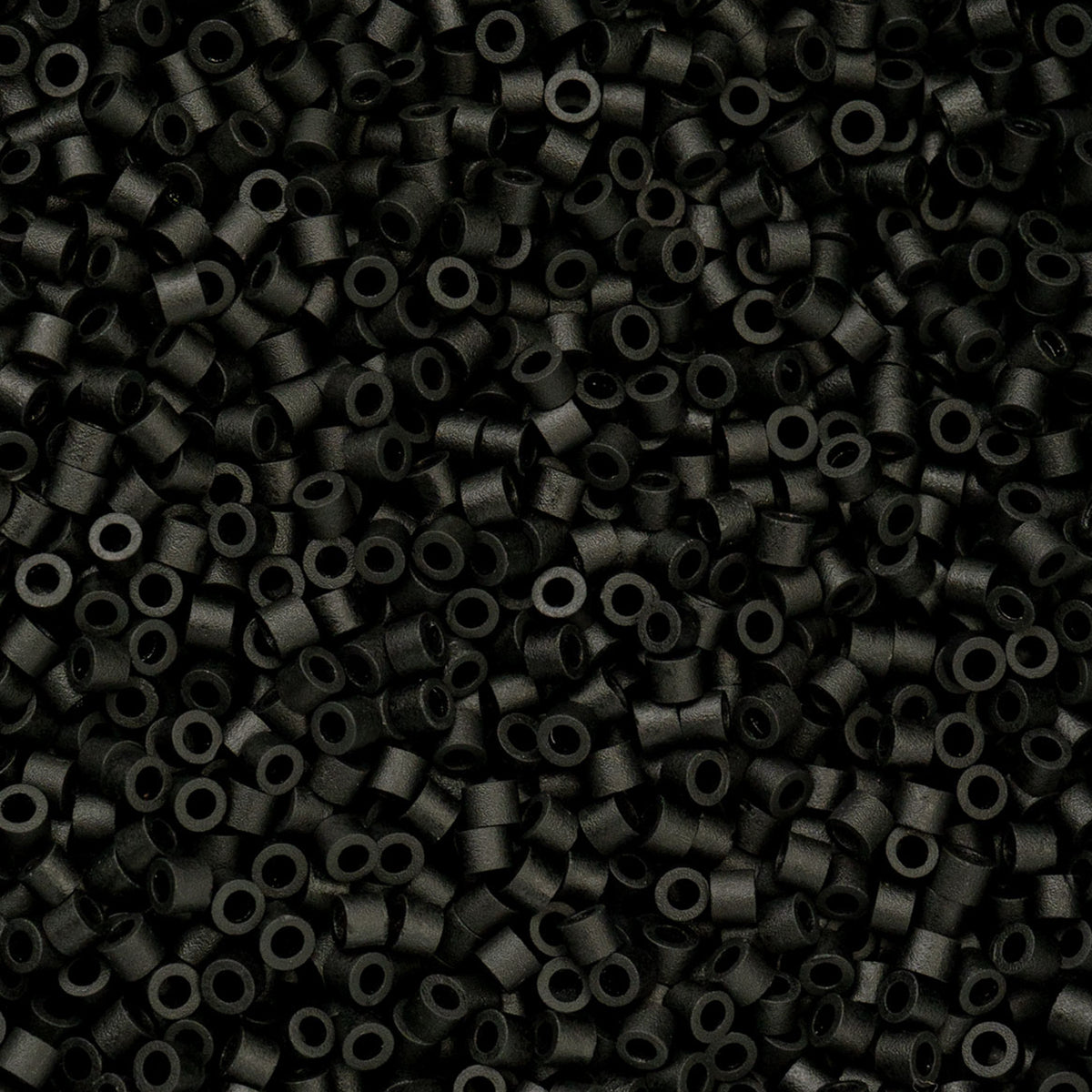 Cylin Beads by John Bead – Opaque Black Matte – 25g Bag