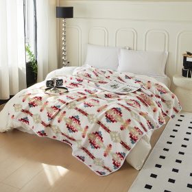 Solstice Design Heavy Polar Fleece Throw Blanket – Assorted