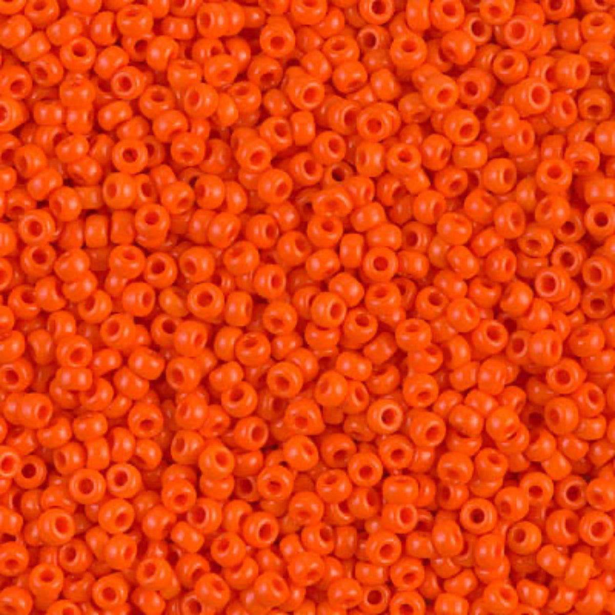 11/0 Miyuki Seed Beads Orange Opaque #0406