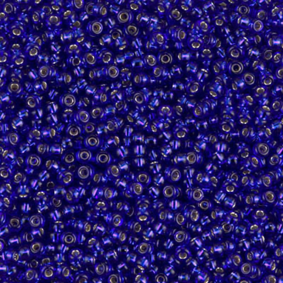 11/0 Miyuki Seed Bead Cobalt Silver Lined  #0020