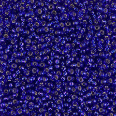 11/0 Miyuki Seed Bead Cobalt Silver Lined  #0020