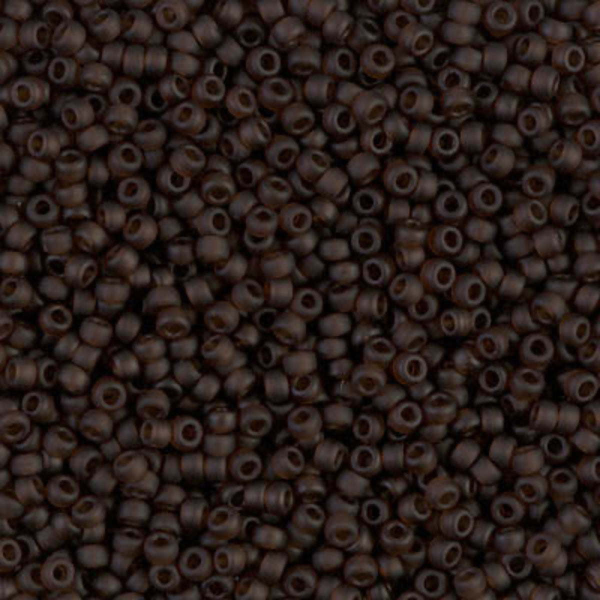 11/0 Miyuki Seed Beads Root Beer Transparent Matte #0135F