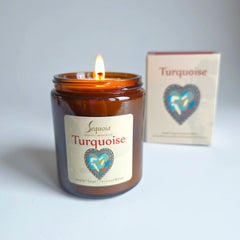 Turquoise Candle – 50 Hour Burn