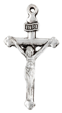 Religious Cross Pendant – Antique Silver LF/NF (1 pc)