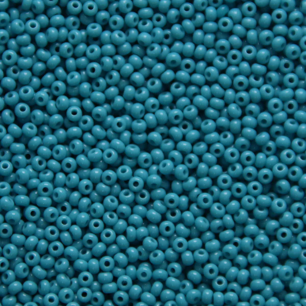 11/0 Preciosa Seed Beads Opaque Turquoise Blue
