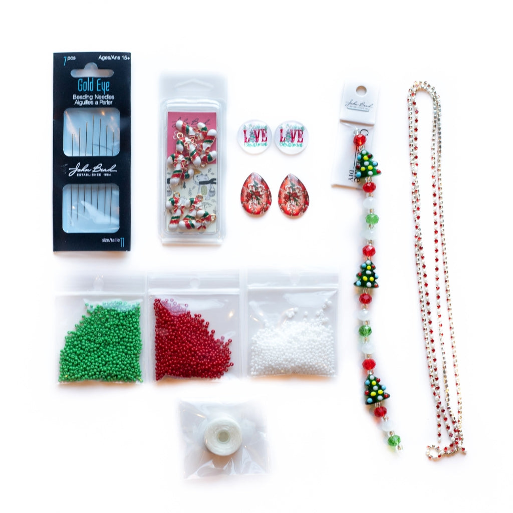 Christmas Beading kit with trees