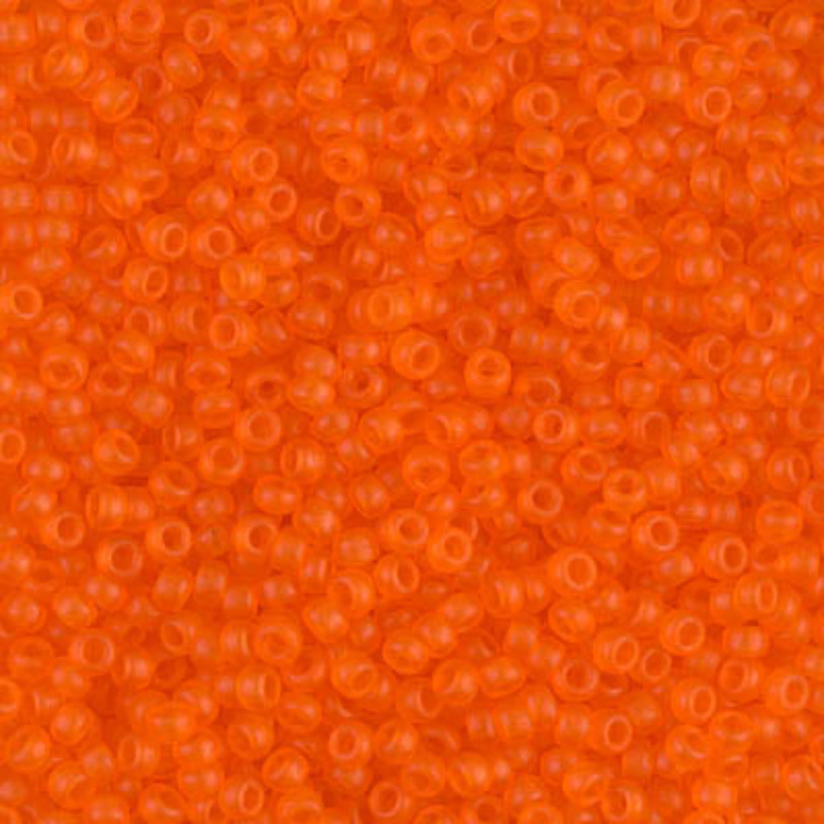 11/0 Miyuki Seed Beads Light Topaz Transparent AB Matte #0132F