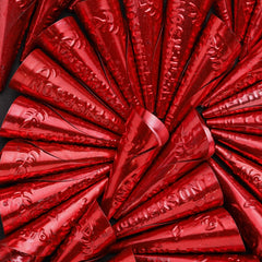 Mcpherson Jingle Cones Large 2.6″ Red – 50 Pack