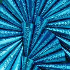 Mcpherson Jingle Cones Large 2.6″ Blue – 50 Pack