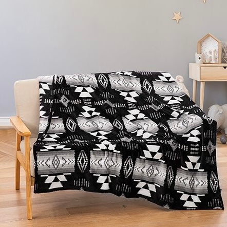 Silk Touch One-Ply Throw Blanket – Assorted Colours (50″×60″)
