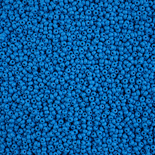 10/0 Preciosa PermaLux Seed Bead Dyed Chalk Blue Matte