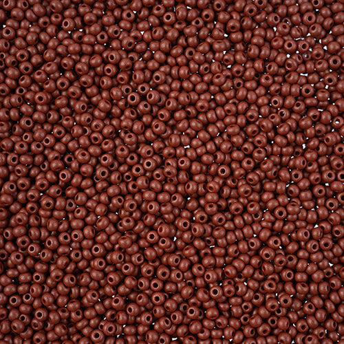 10/0 Preciosa PermaLux Seed Bead Dyed Chalk Brown