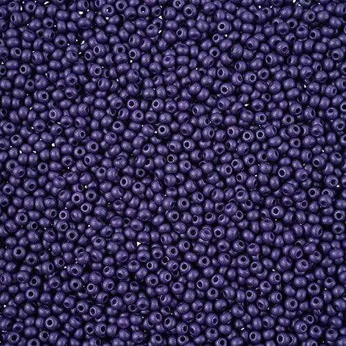 10/0 Preciosa PermaLux Seed Bead Dyed Chalk Dark Violet #22015