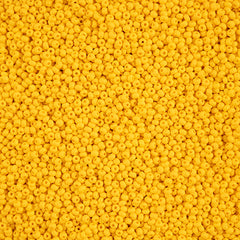 10/0 Preciosa PermaLux Seed Bead Dyed Chalk Dark Yellow Matte
